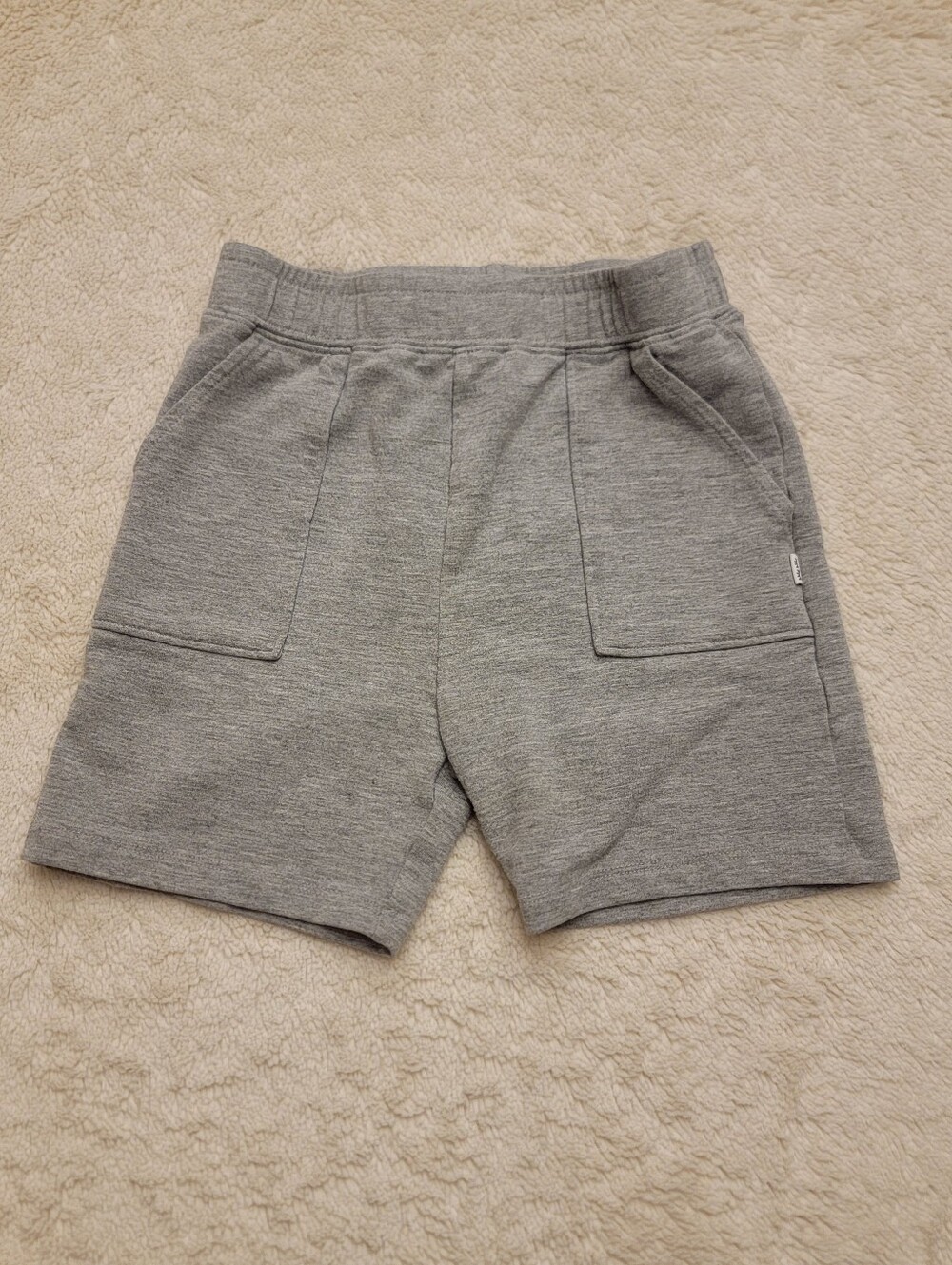 Little Sleepies Terry Bamboo Heather Grey Shorts